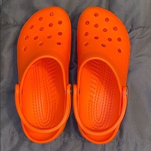 Orange Crocs